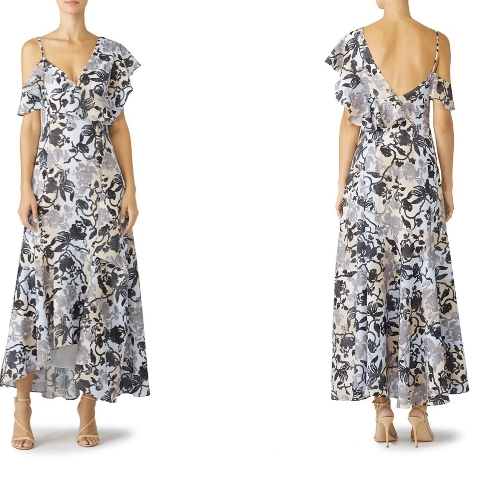 ADEAM Floral Fiesta Maxi Gown size 4 Small